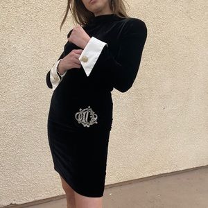 Rare Vintage Christian Dior Velvet Dress